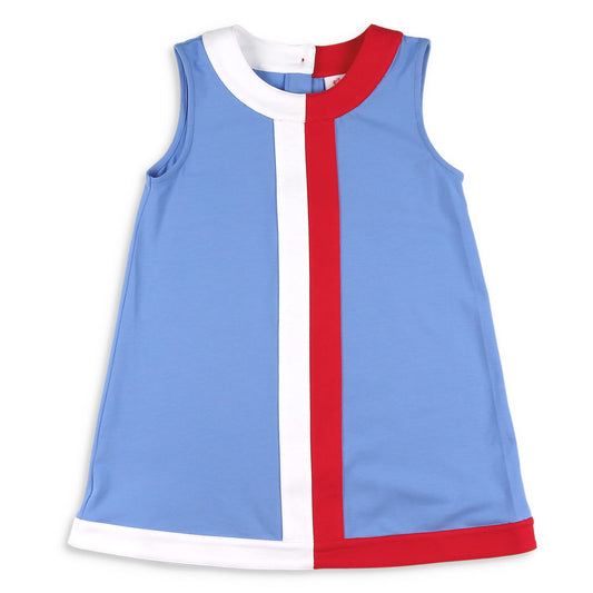 Girls Eleanor Dress - Americana