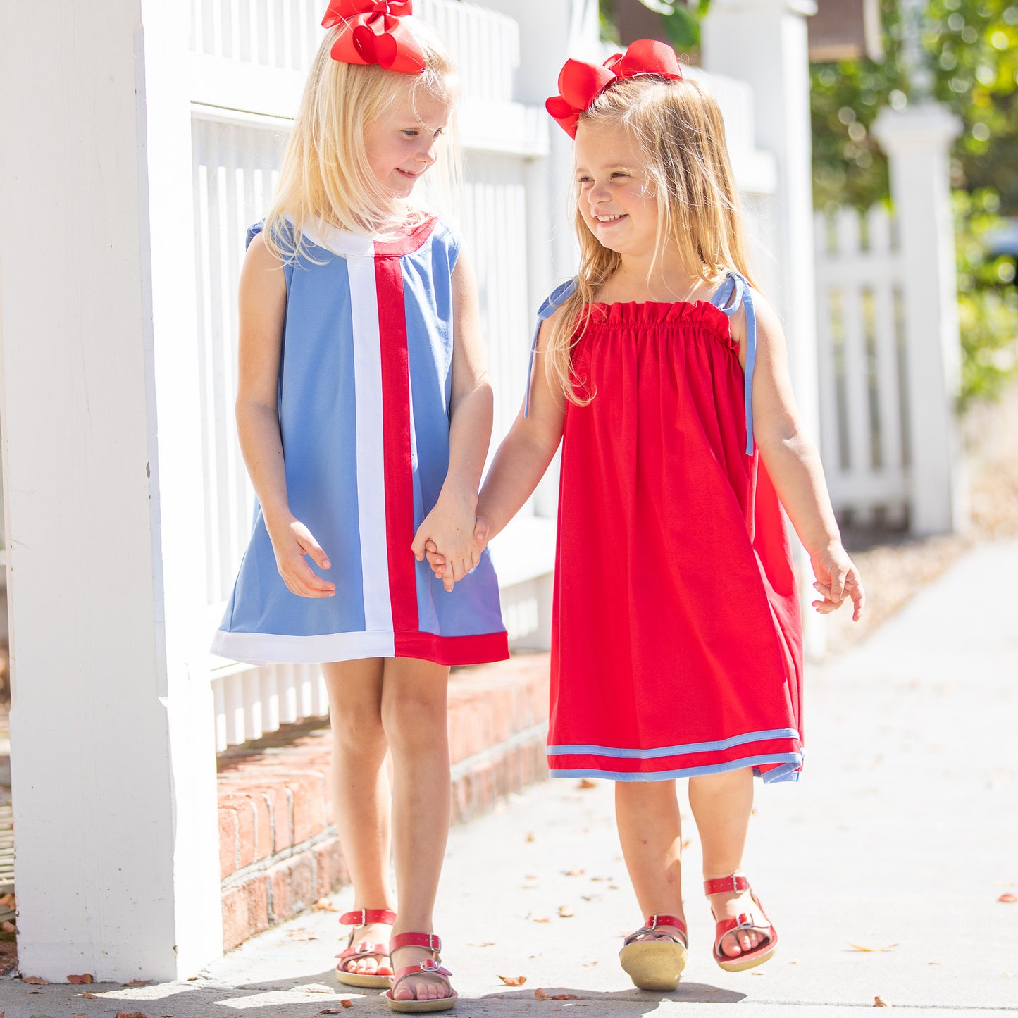 Girls Eleanor Dress - Americana