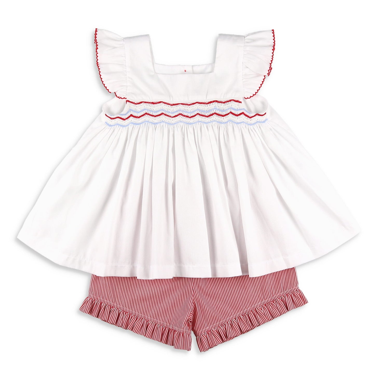 Girls Smocked Set - Americana