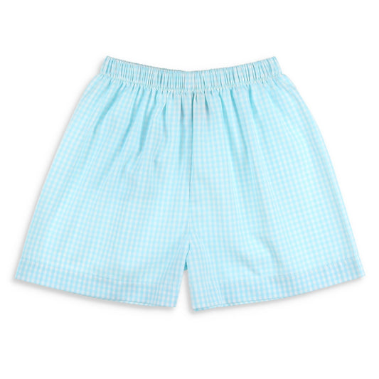 Aqua Check Rhett Shorts (SAMPLE)