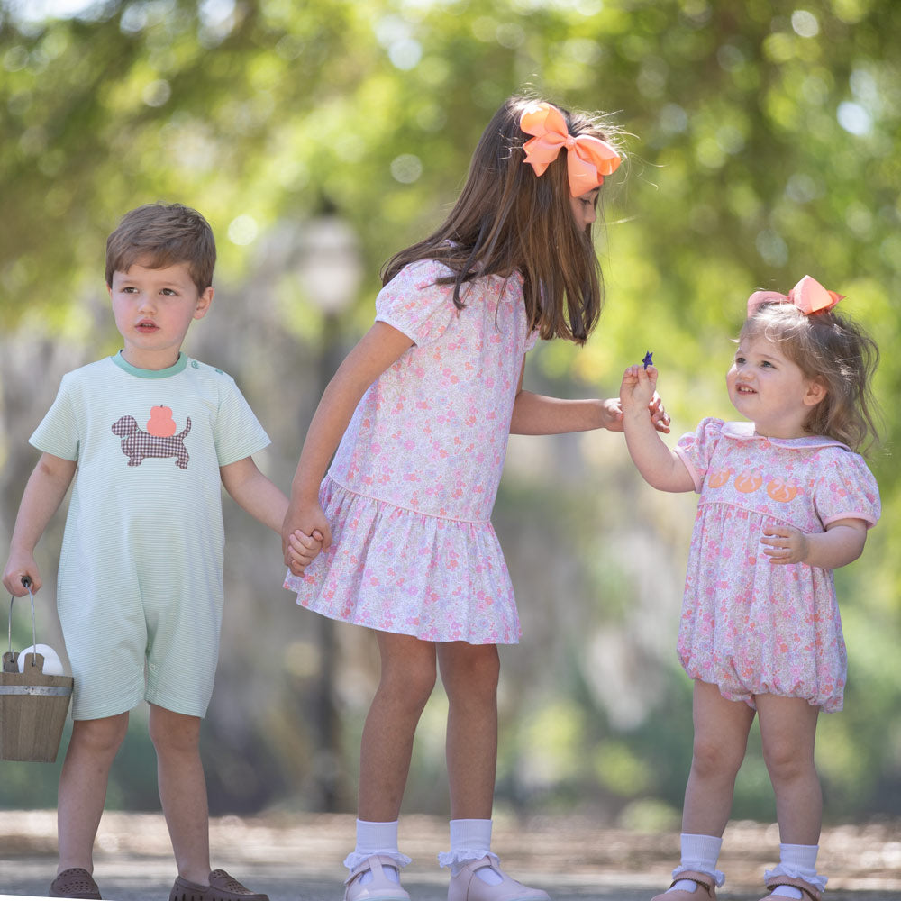 Matching sibling styles featuring Autumn Flower Dress