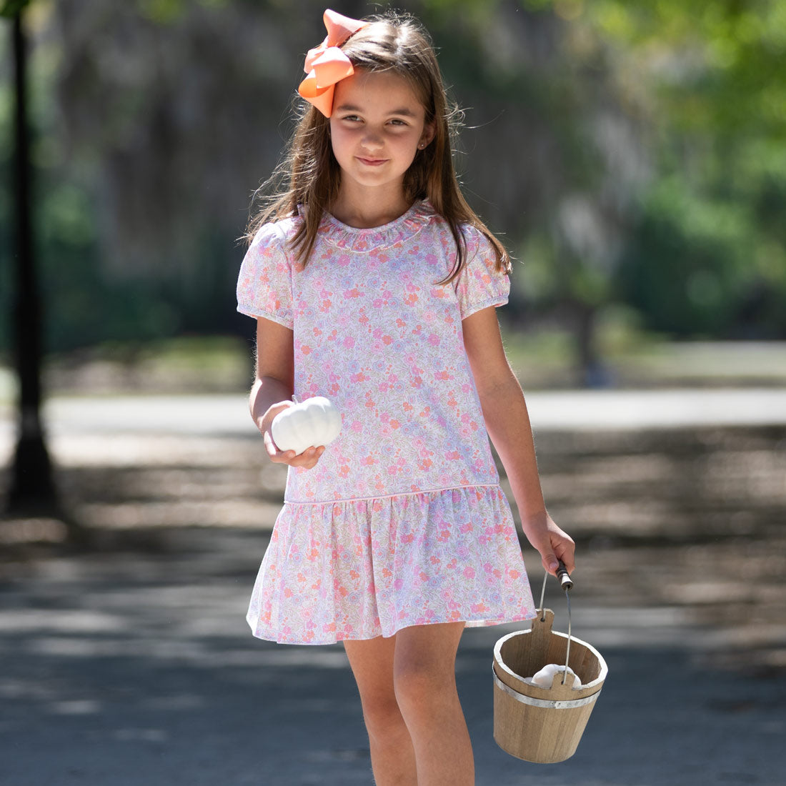 Autumn Flower Dress boutique children's clothing