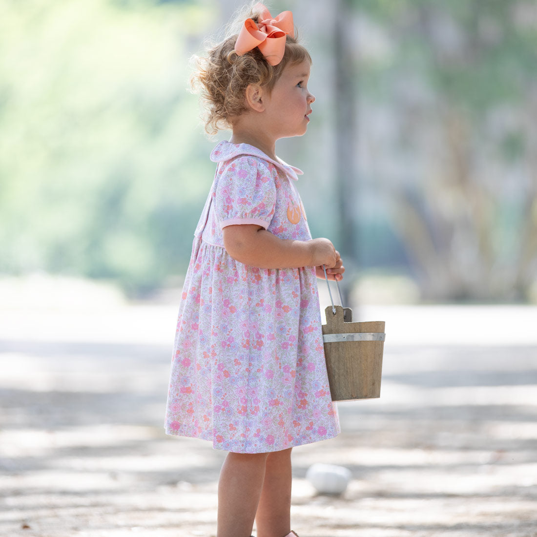 Autumn Pumpkin Dress boutique children's clothing