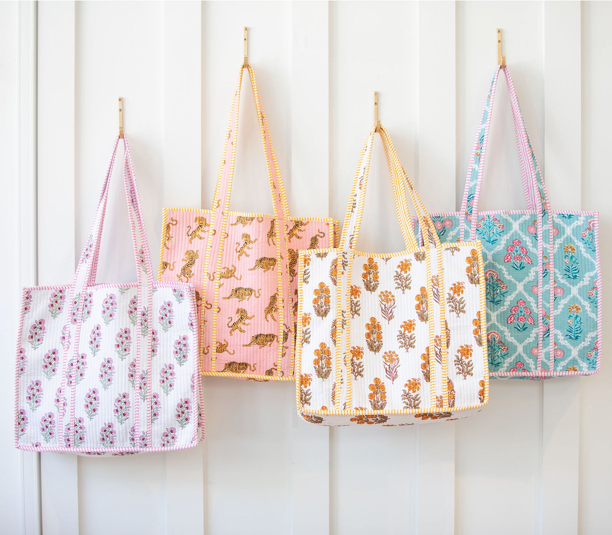 Sasha Quilted Tote Shrimp and Grits Kids