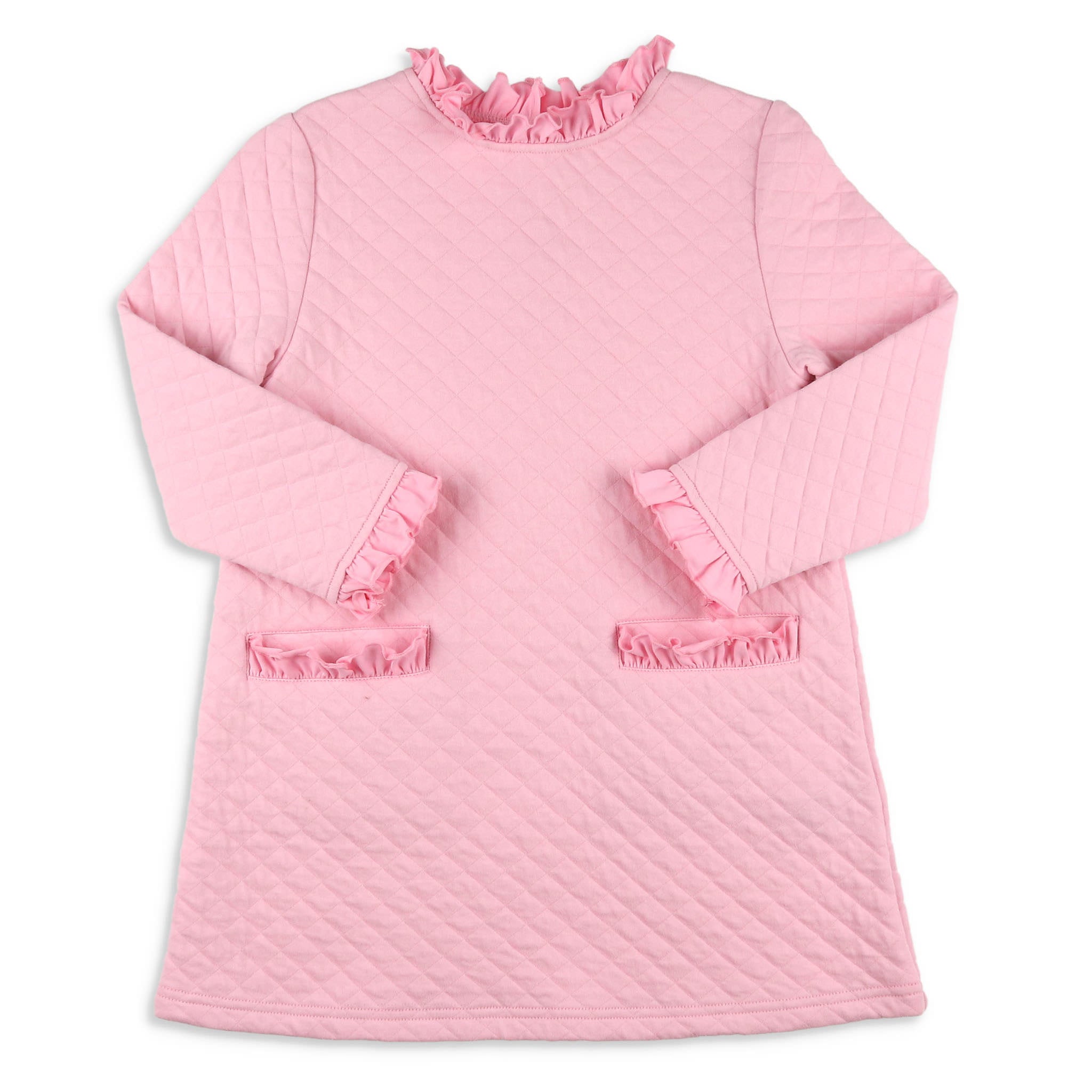 pink quilted dress Roksanda Quilted Midi Dress | Pink