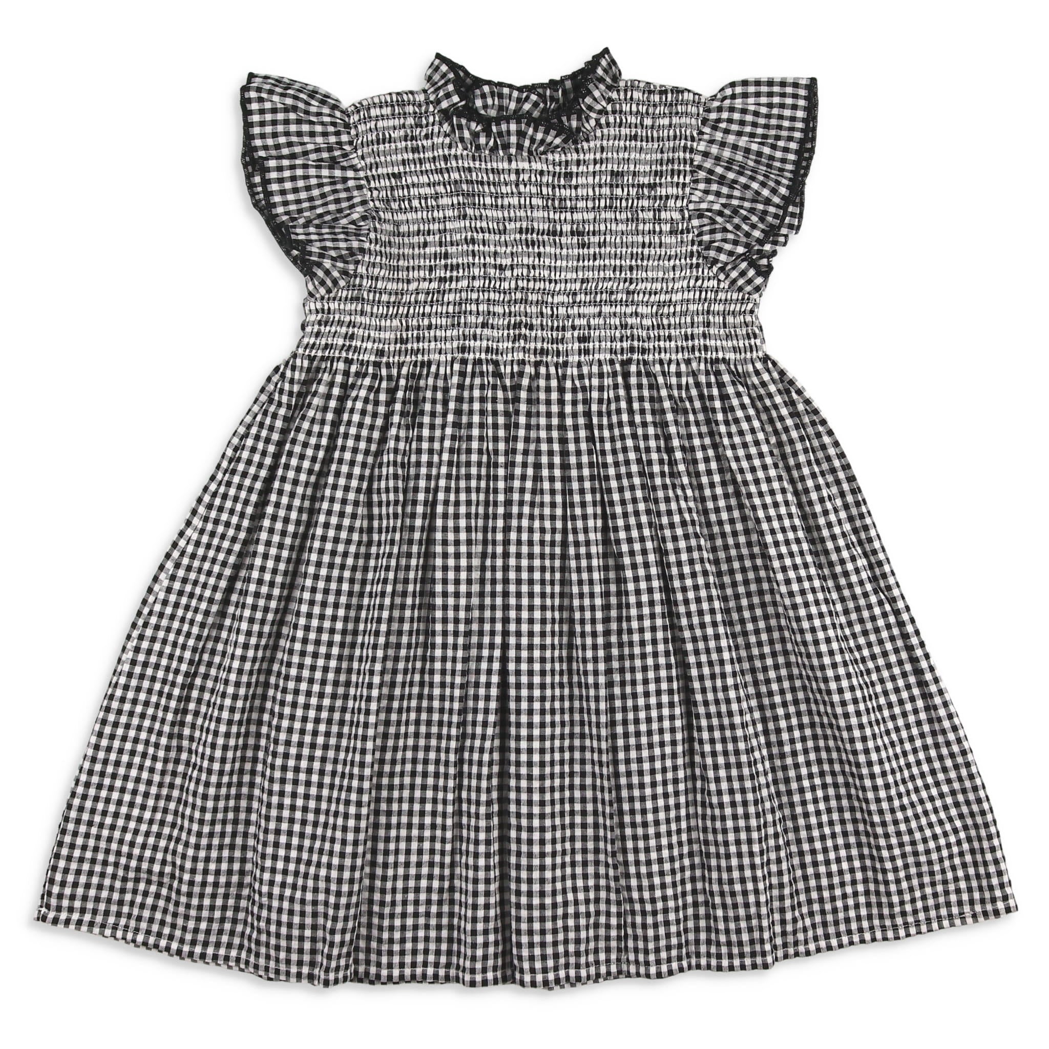 Black and white checkered dress toddler online