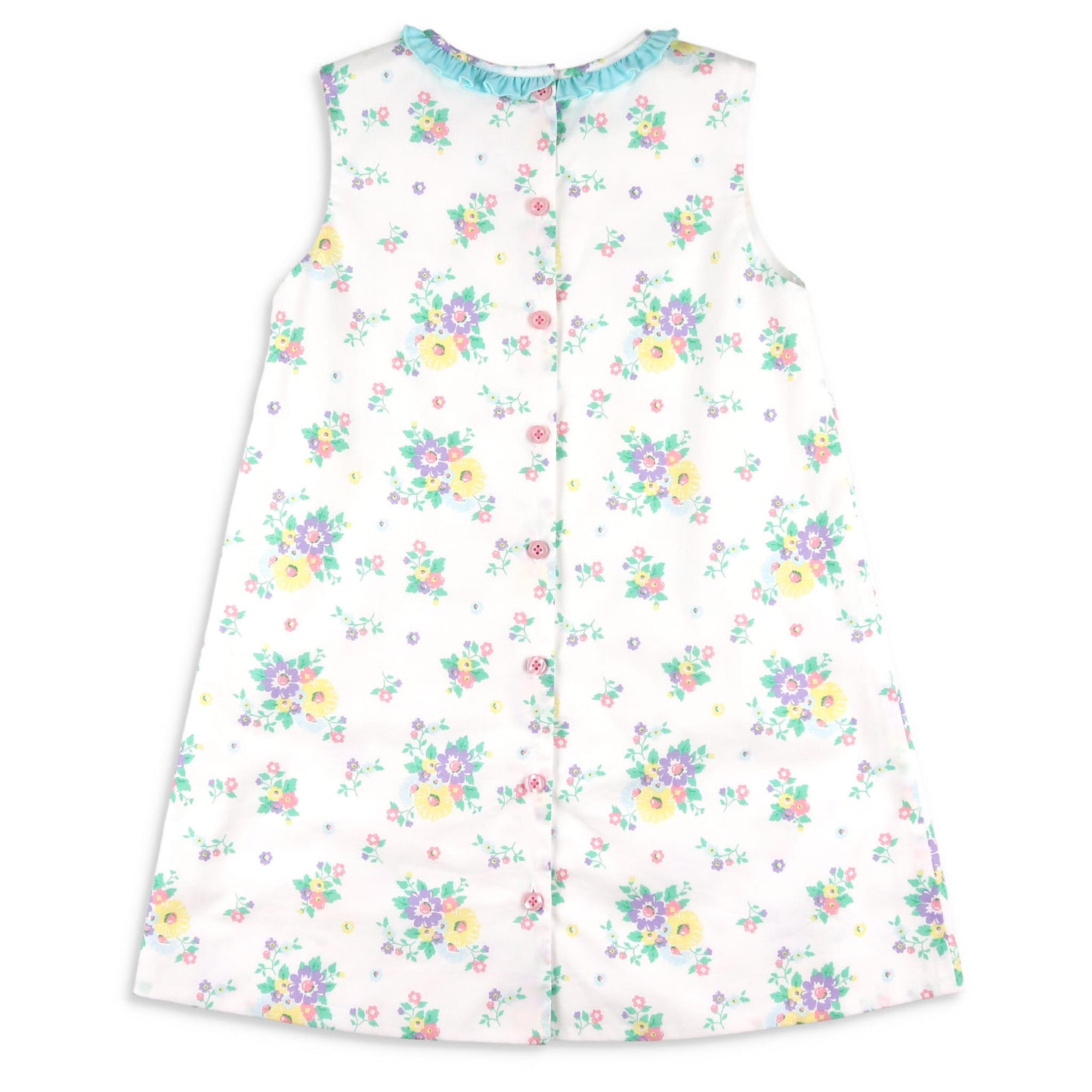 Girls Evelyn Ruffle Dress - Blissful Blooms