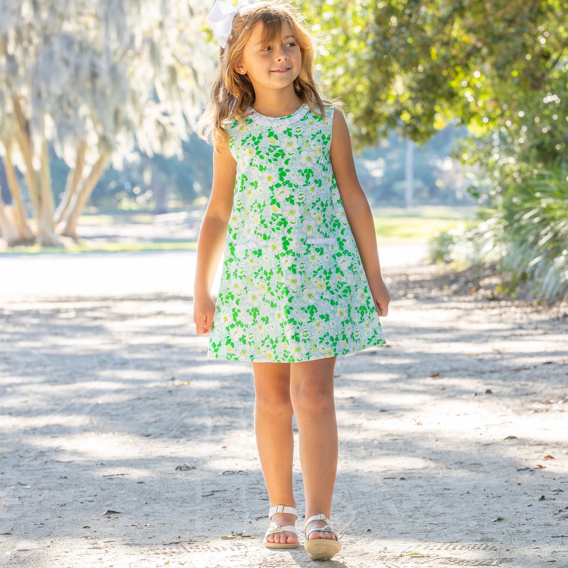 Blue Blossom Shift Dress 4T