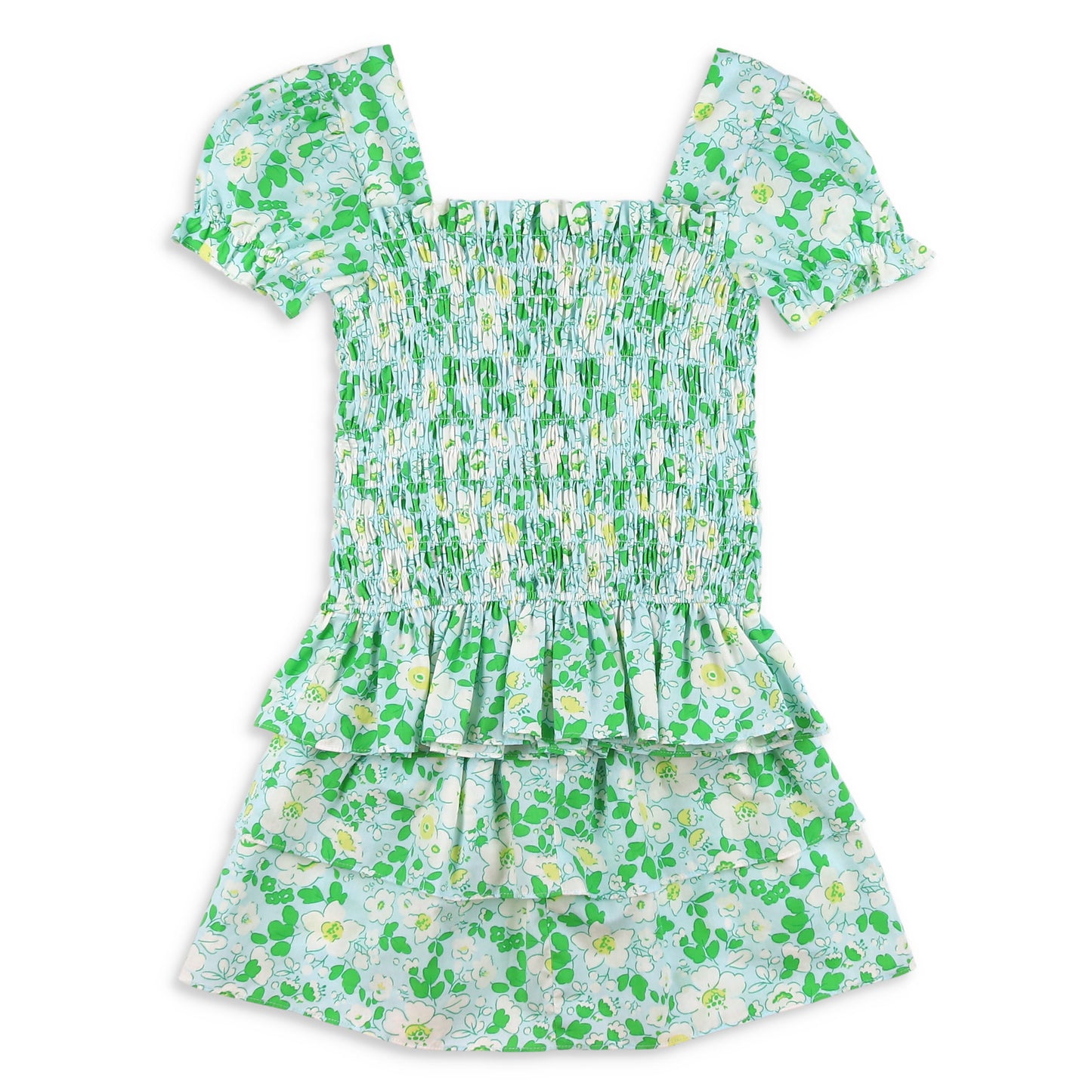 Blue Blossom Skirt Set