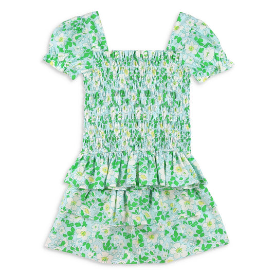 Blue Blossom Skirt Set