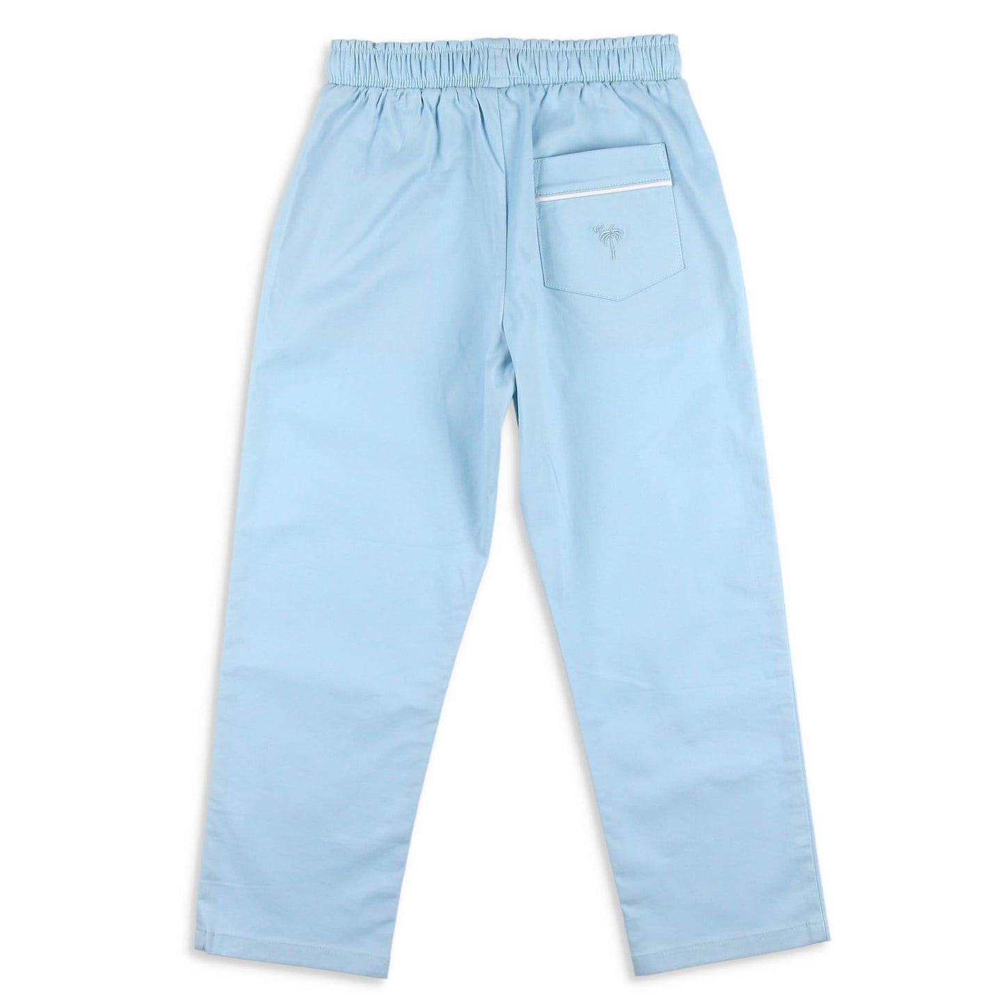 Boys Light Blue Twill Shrimp Pants