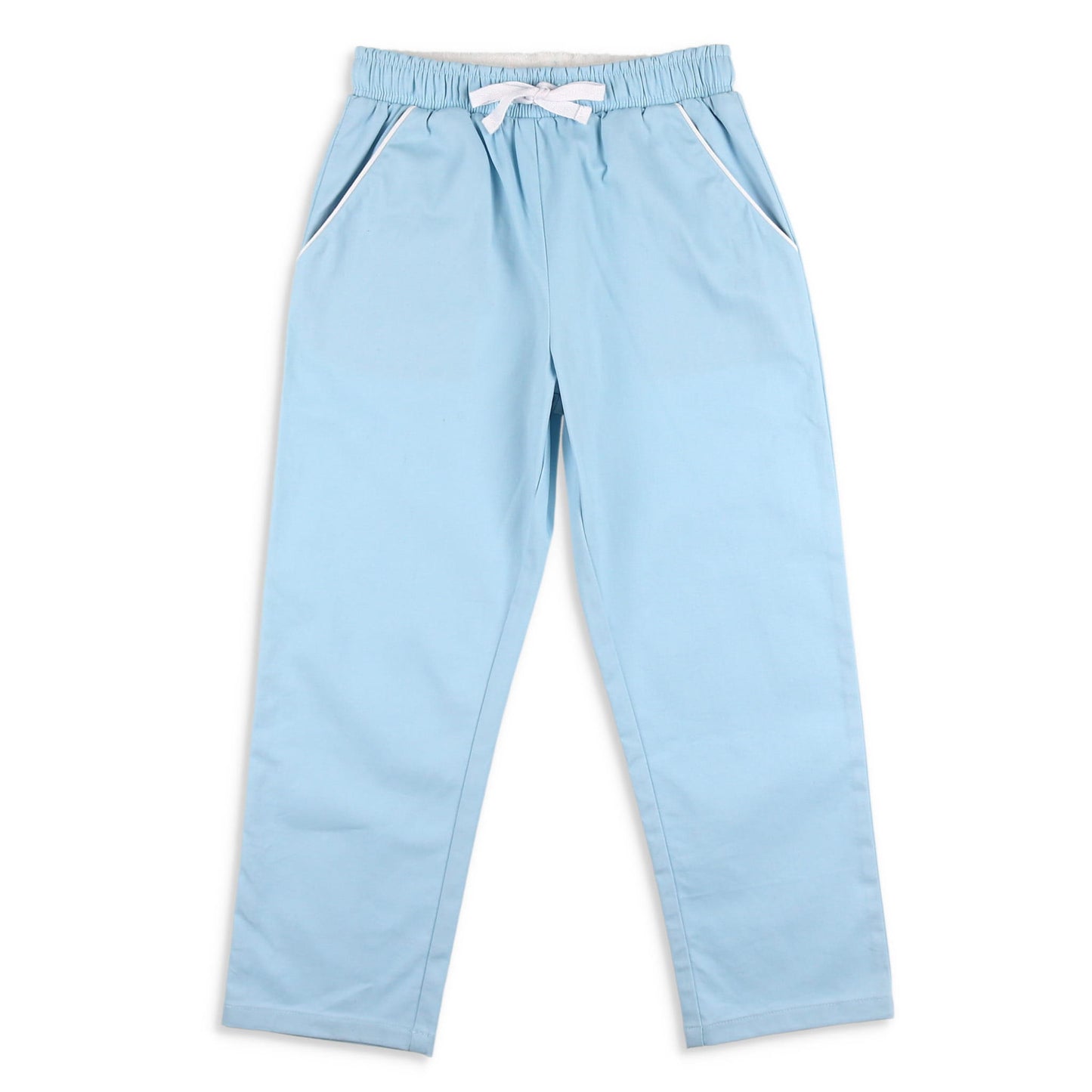 Boys Light Blue Twill Shrimp Pants