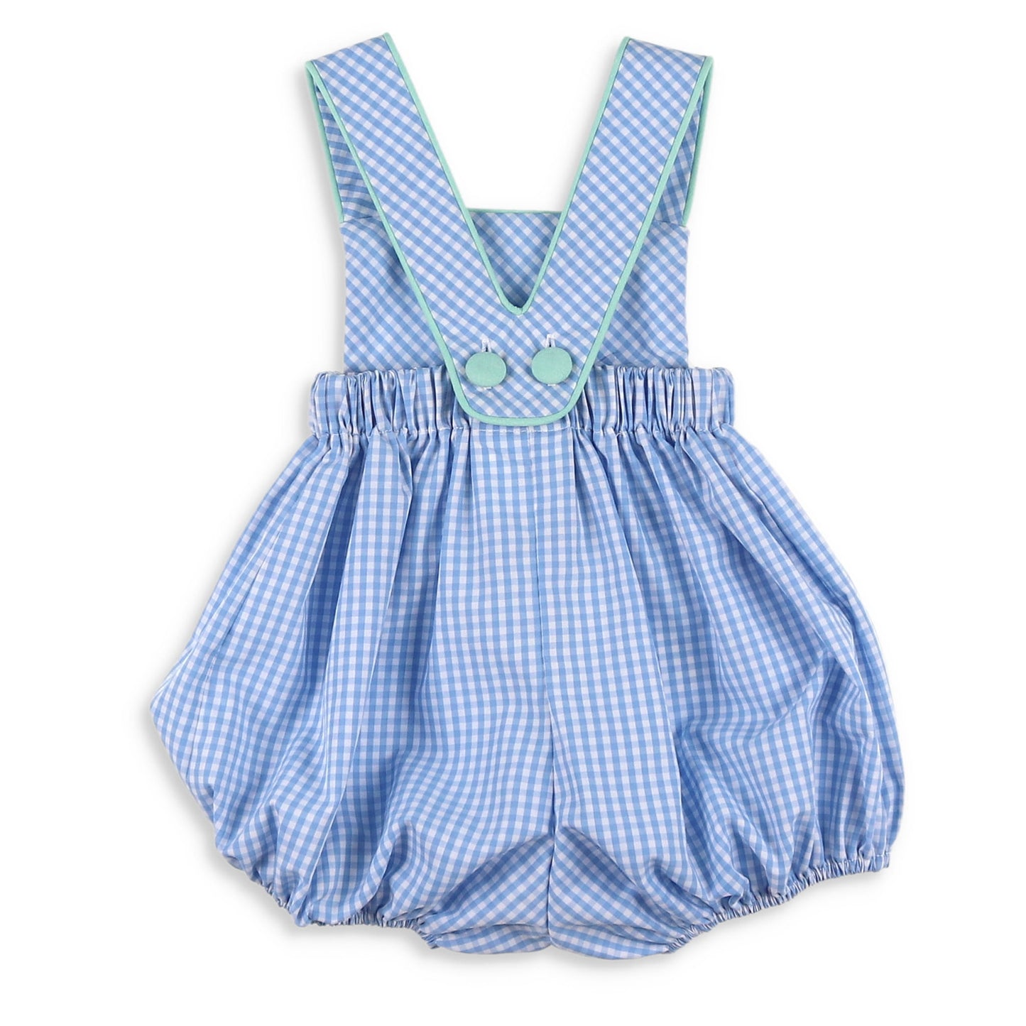 Boys Bubble - Timeless Blue Check