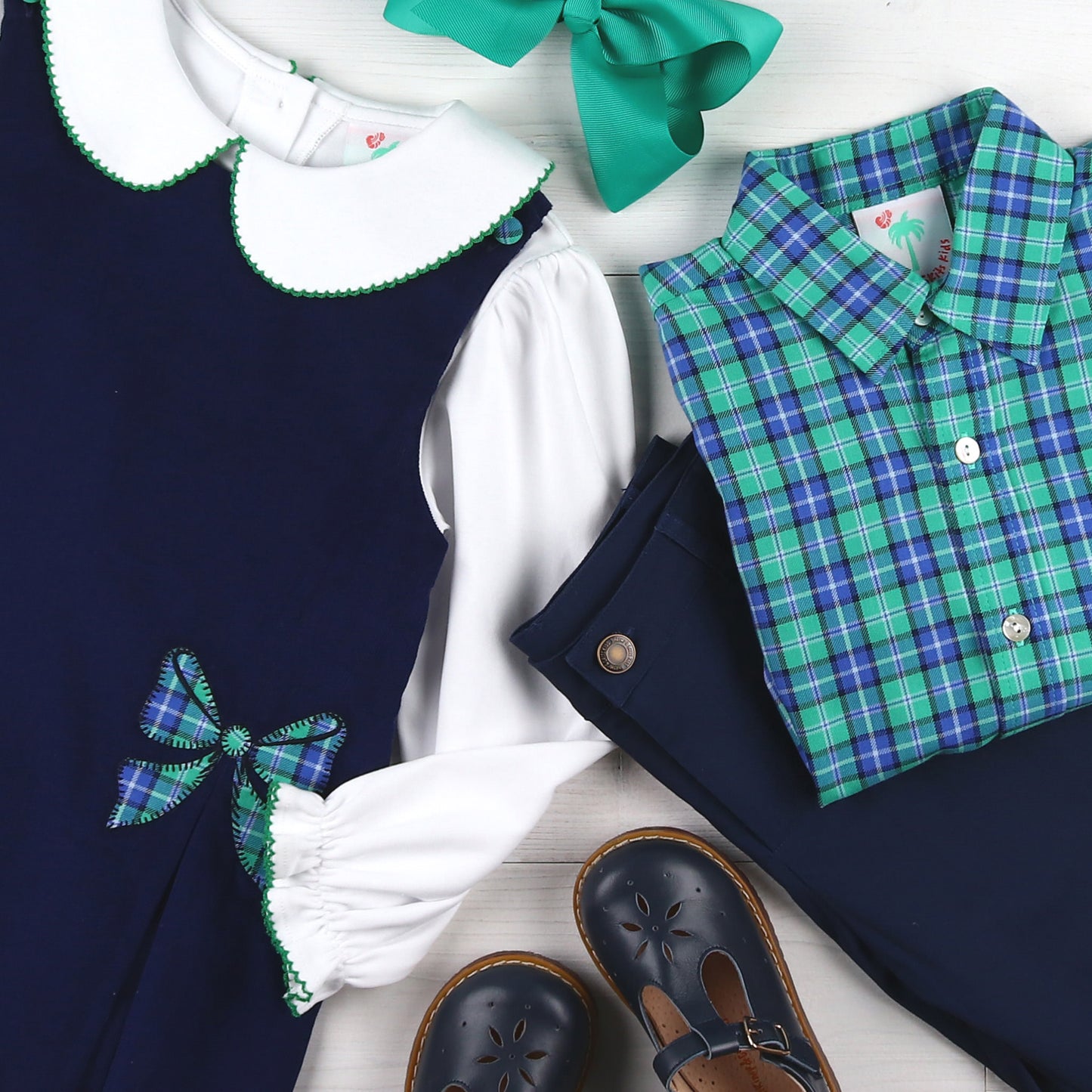 Boys Oxford - Royal Plaid