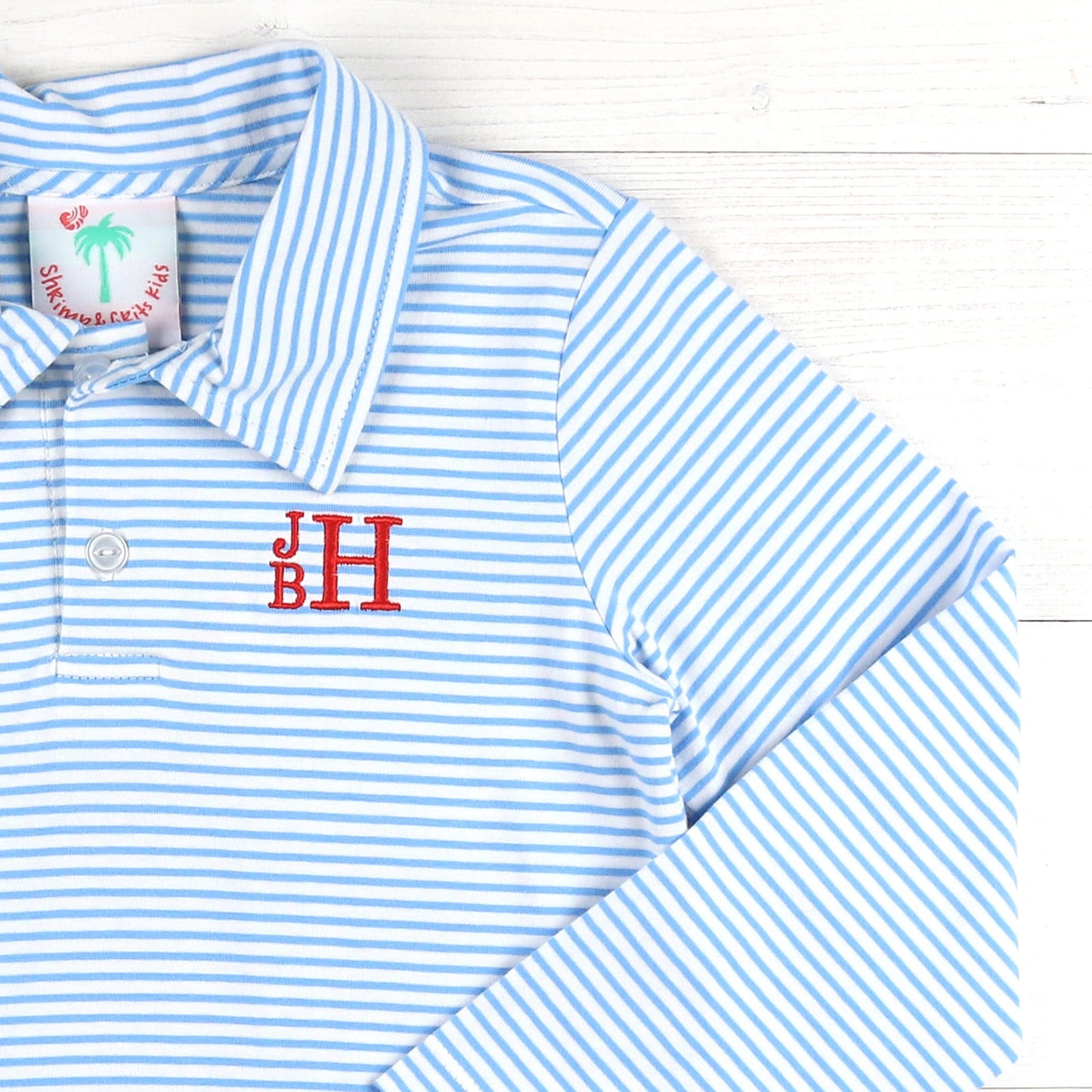 Briggs Blue Stripe Polo