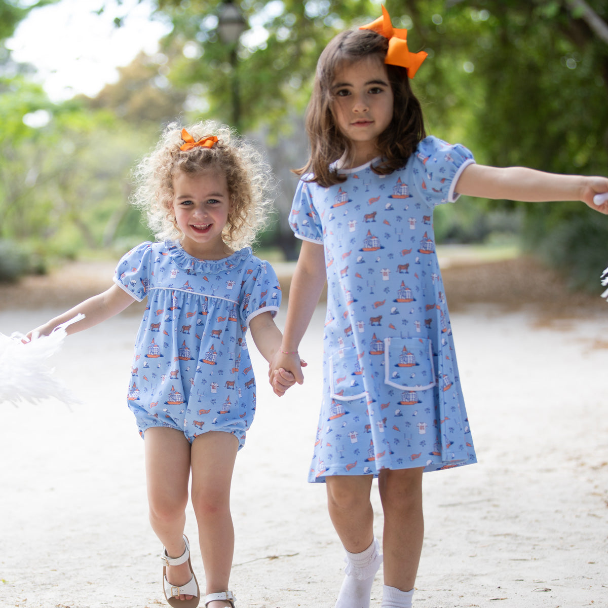 Matching sibling styles featuring Blue Spirit Bubble