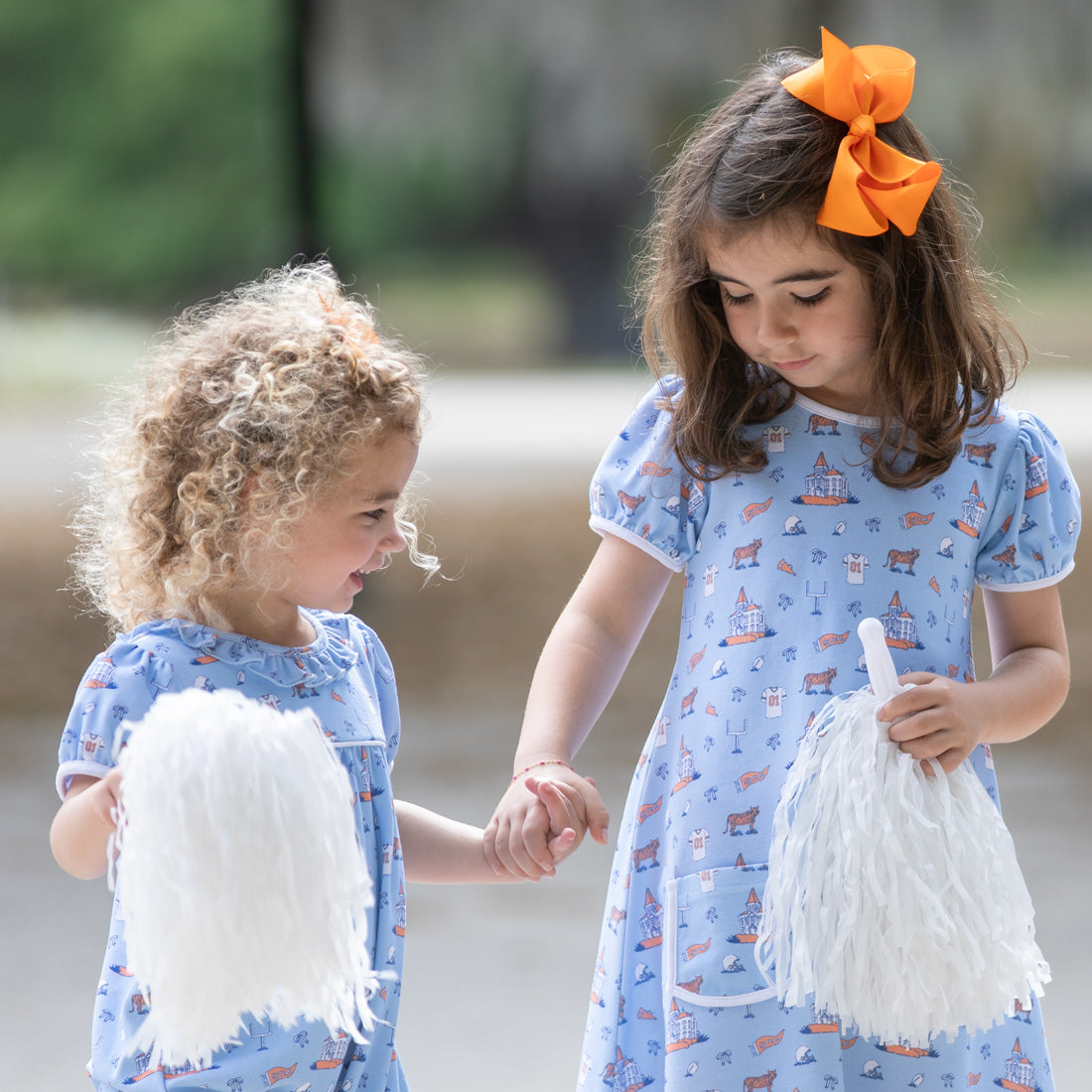 Matching sibling styles featuring Blue Spirit Bubble