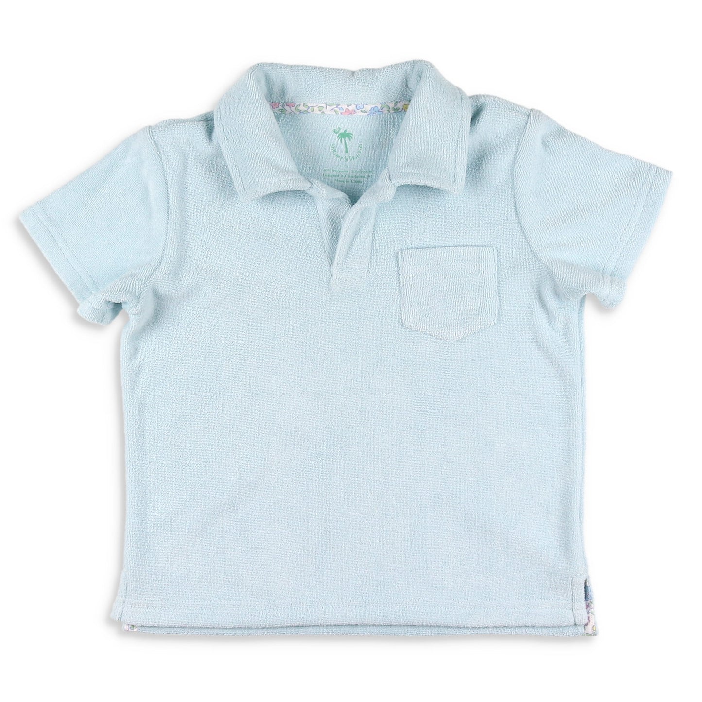 Boys Beach & Pool Polo - Boca Blue Terry