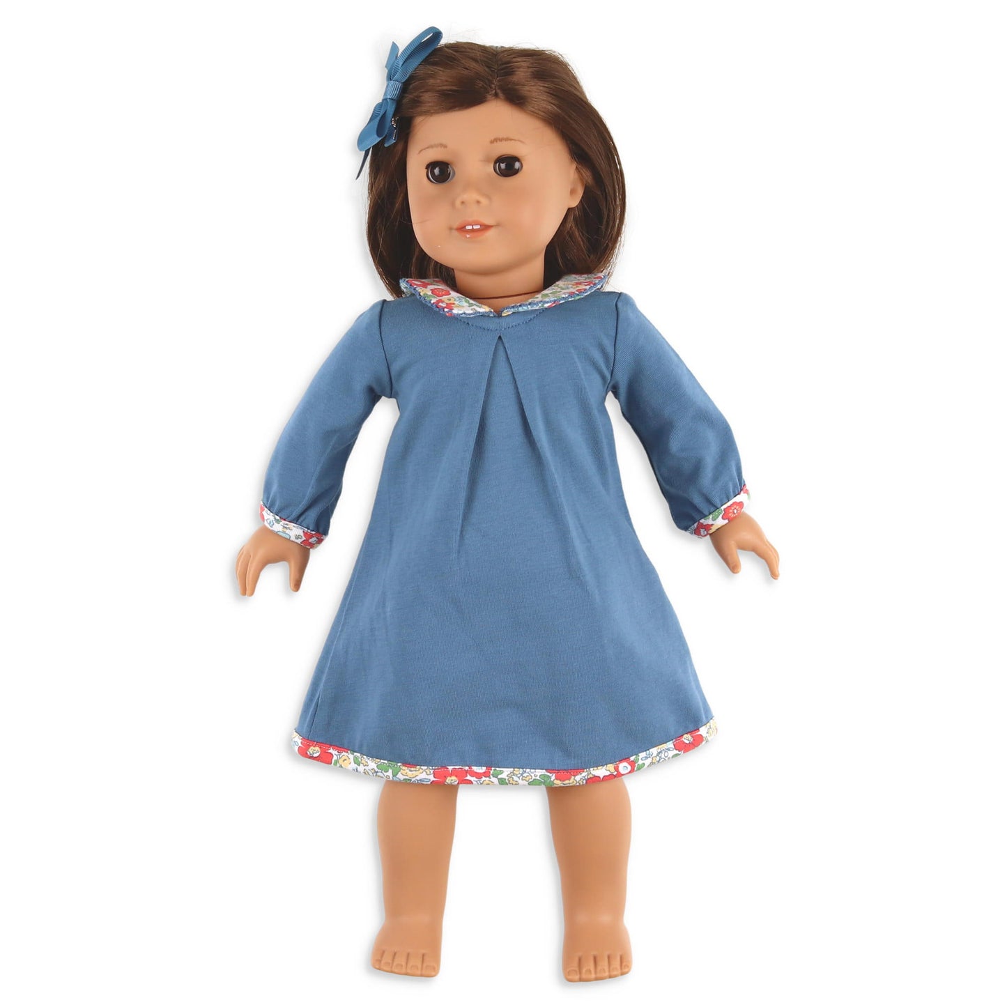 Boone Blue Dress - Doll Dress