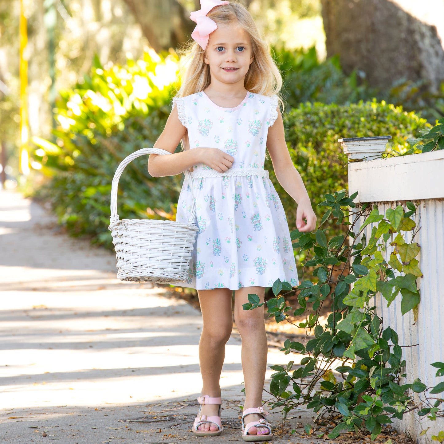 Bouquet Blooms Eyelet Dress