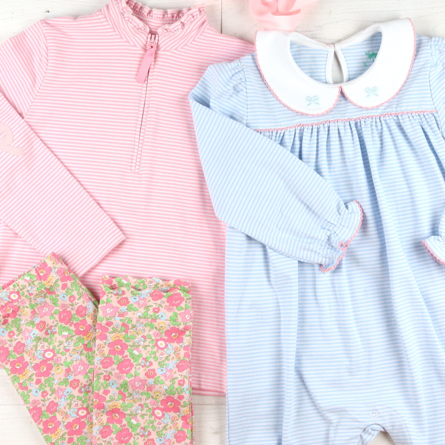Bow Collar Bubble Bow Quarter Zip