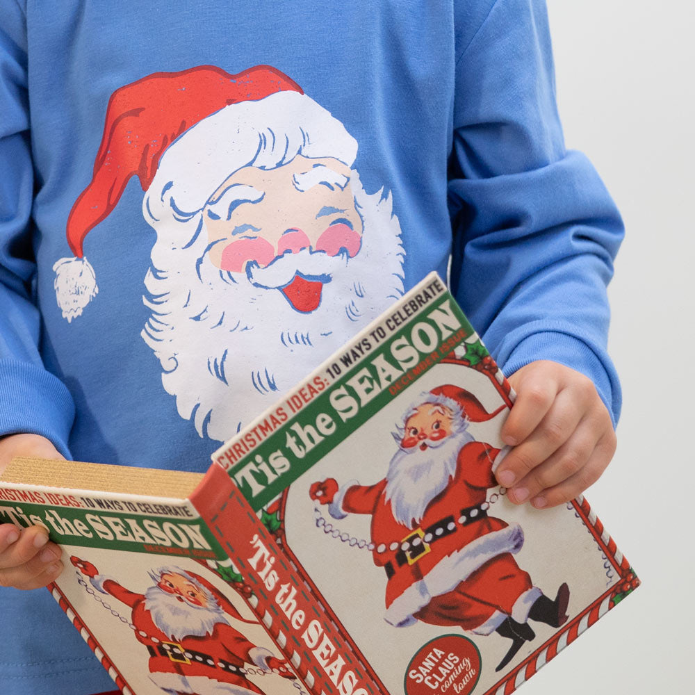 Boys Santa Graphic Tee - close-up detail