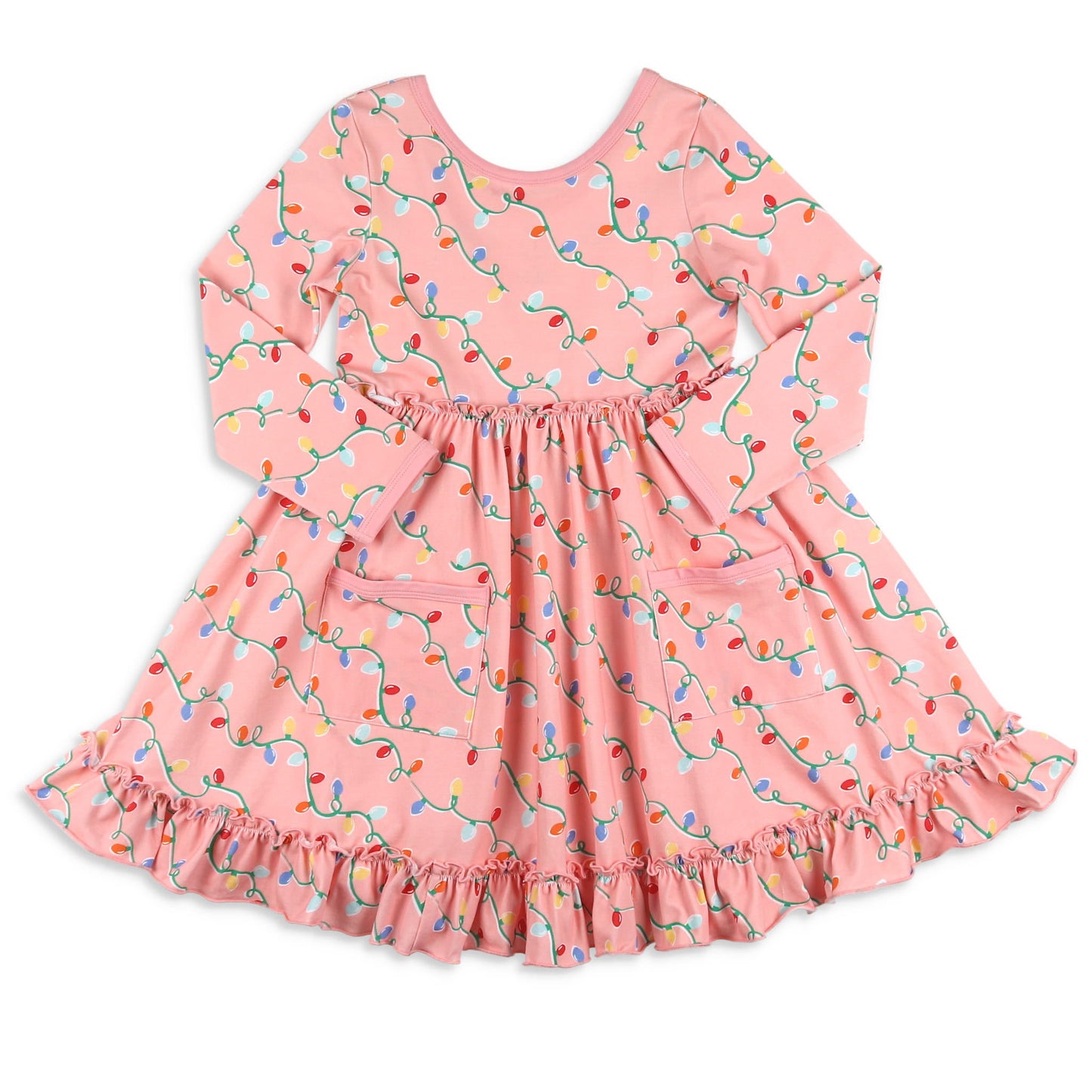 Girls Twirl Dress - Bright Lights