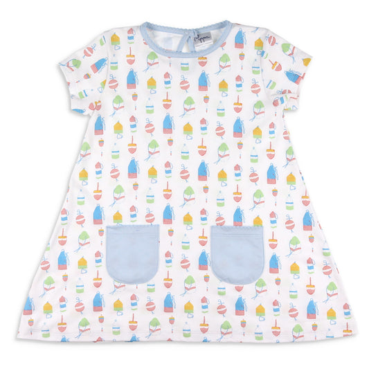 Girls Pima Playdress - Buoy