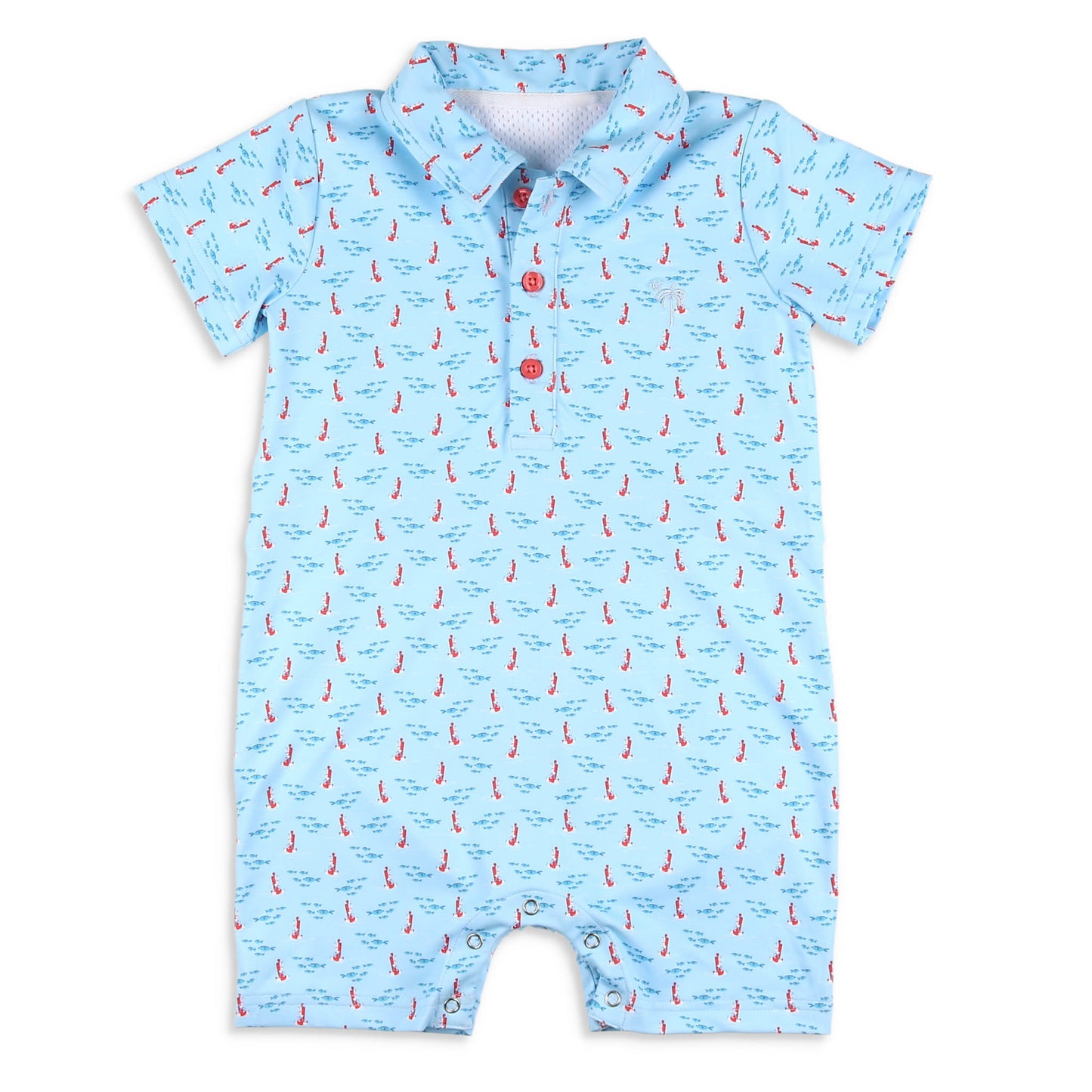 Boys Performance Romper - Buoys