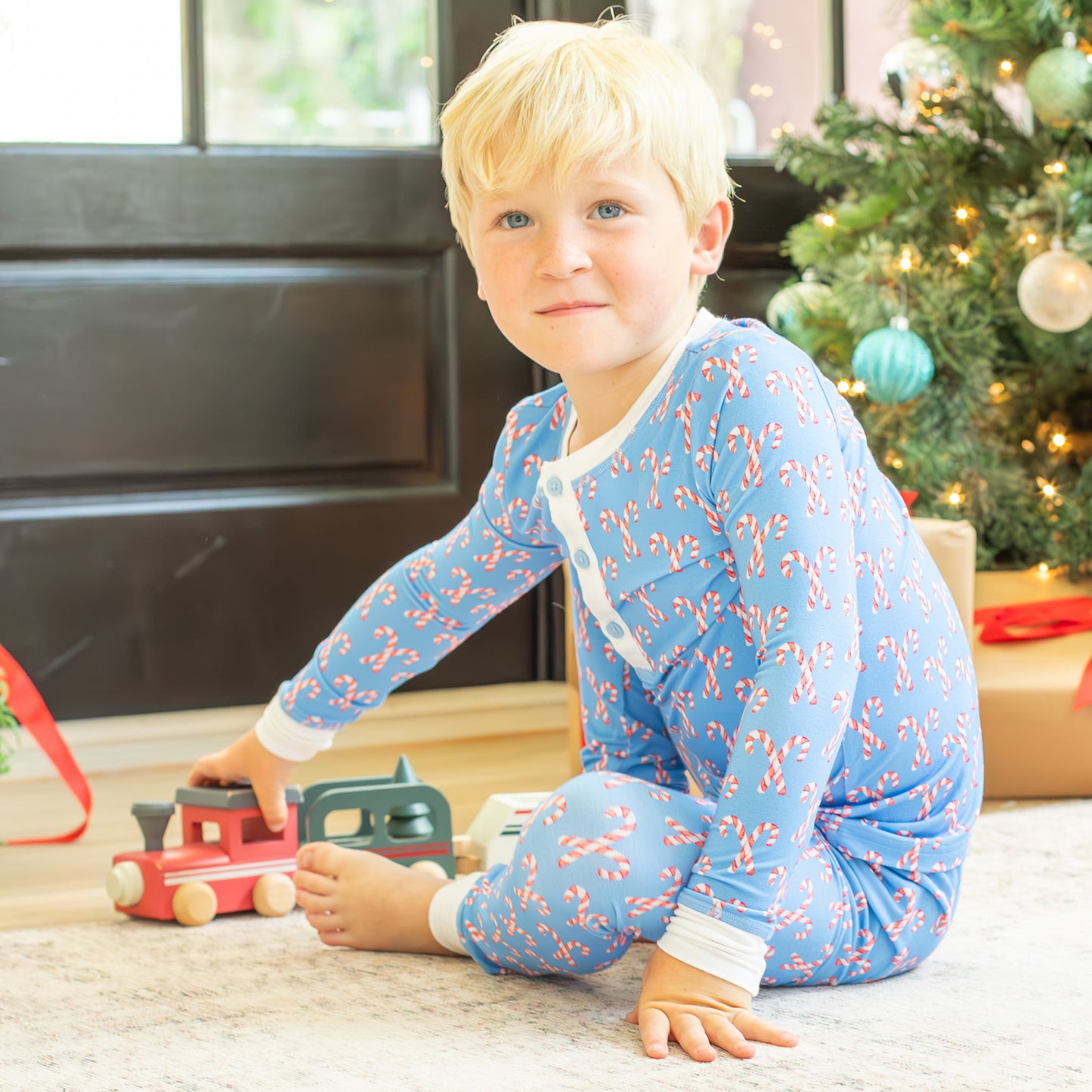 Boys Bamboo Loungewear - Candy Canes