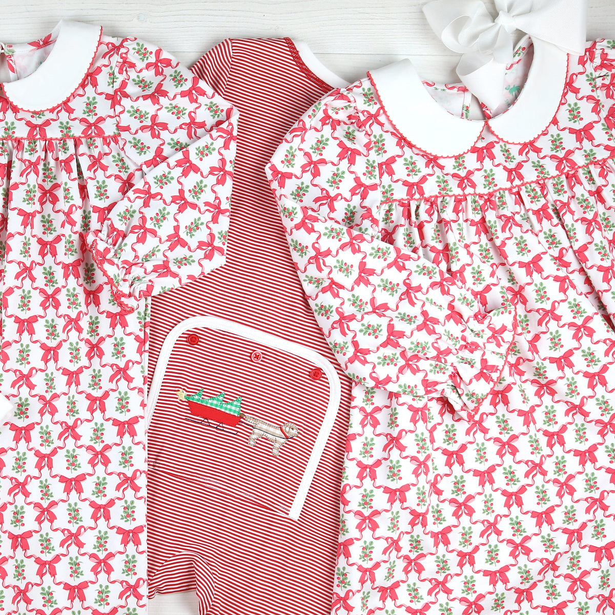 Christmas Bow Dress-DOLL