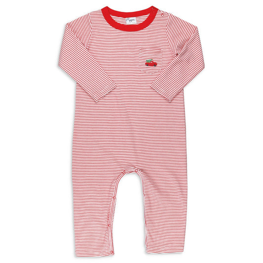 Boys Pima Romper - Christmas