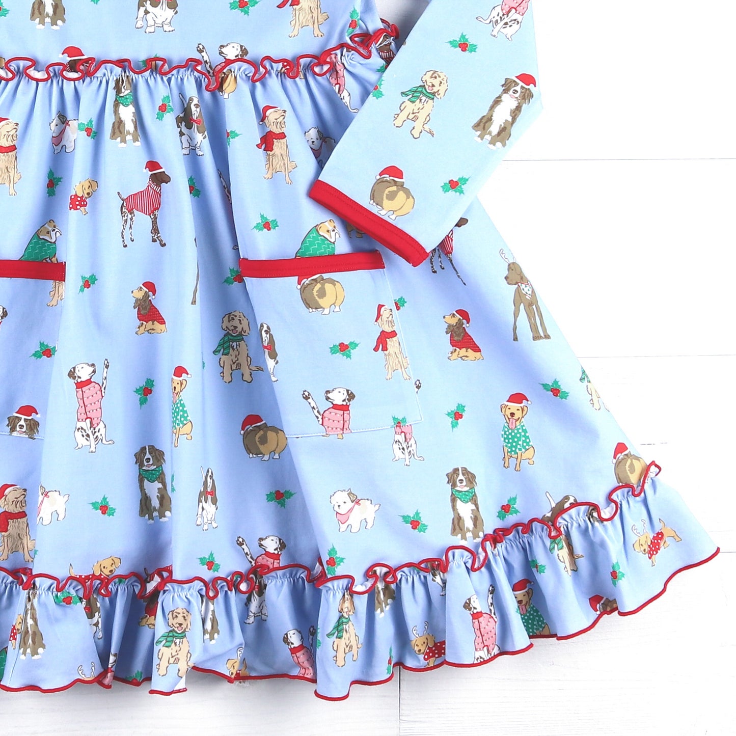 Girls Twirl Dress - Happy Pawlidays