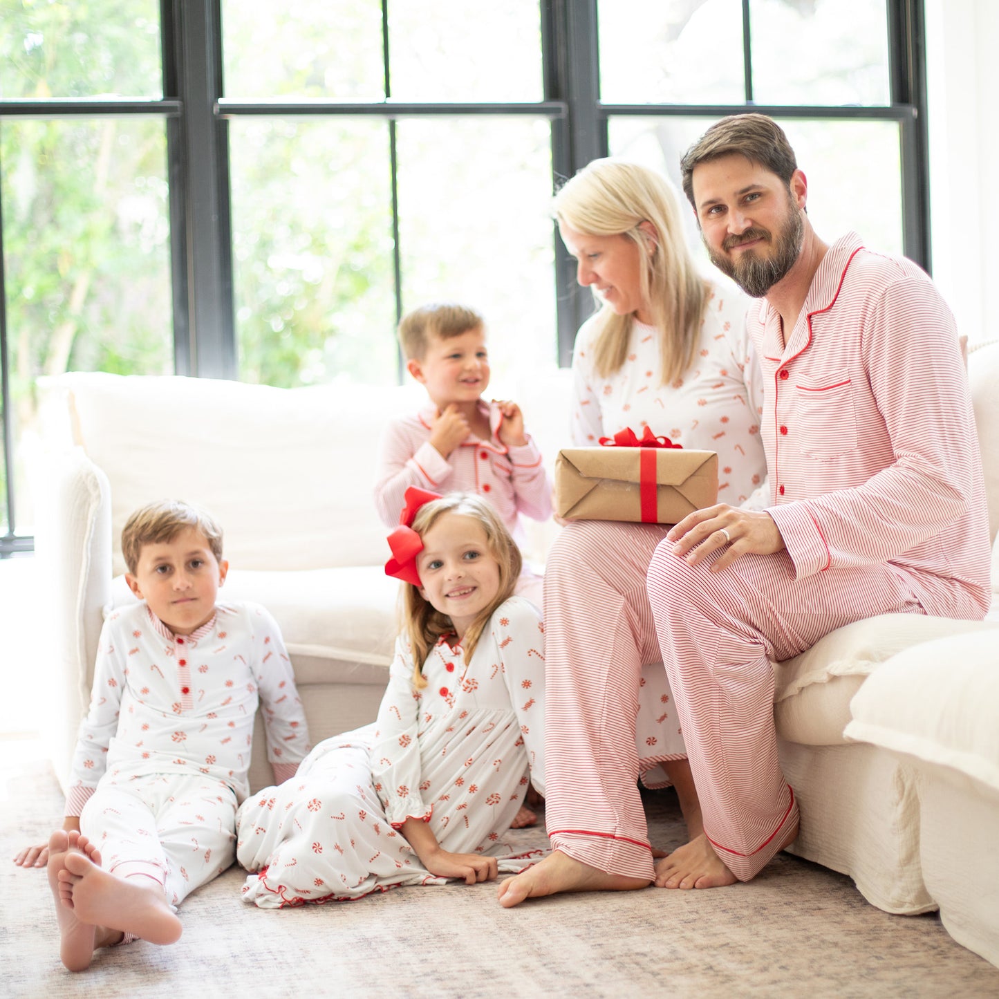 Peppermint Stripe Men's Loungewear