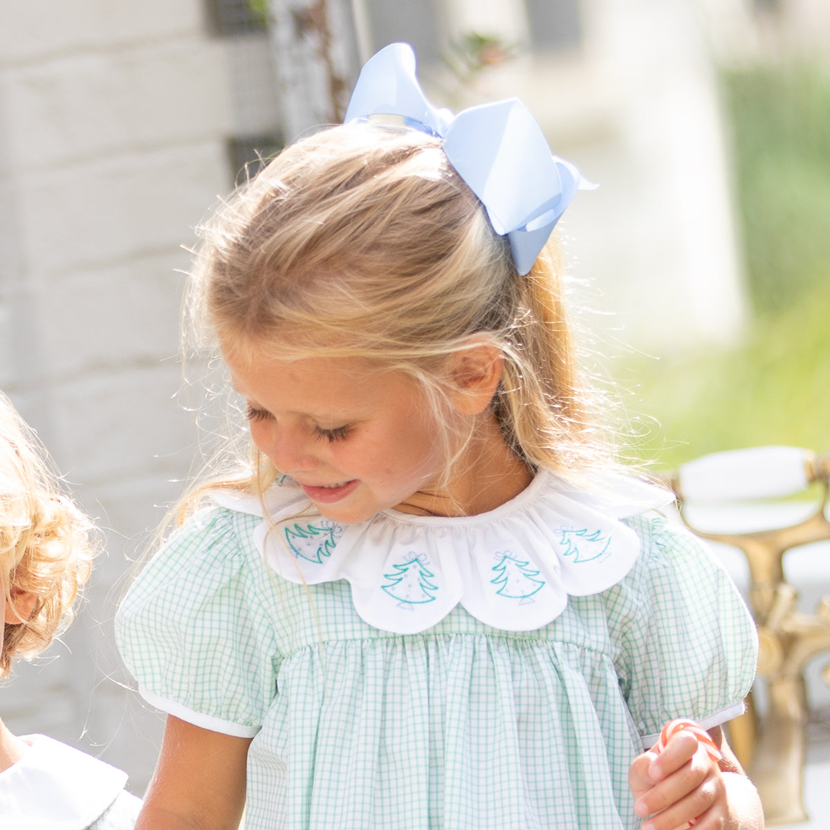 Classic Christmas Dress - close-up detail