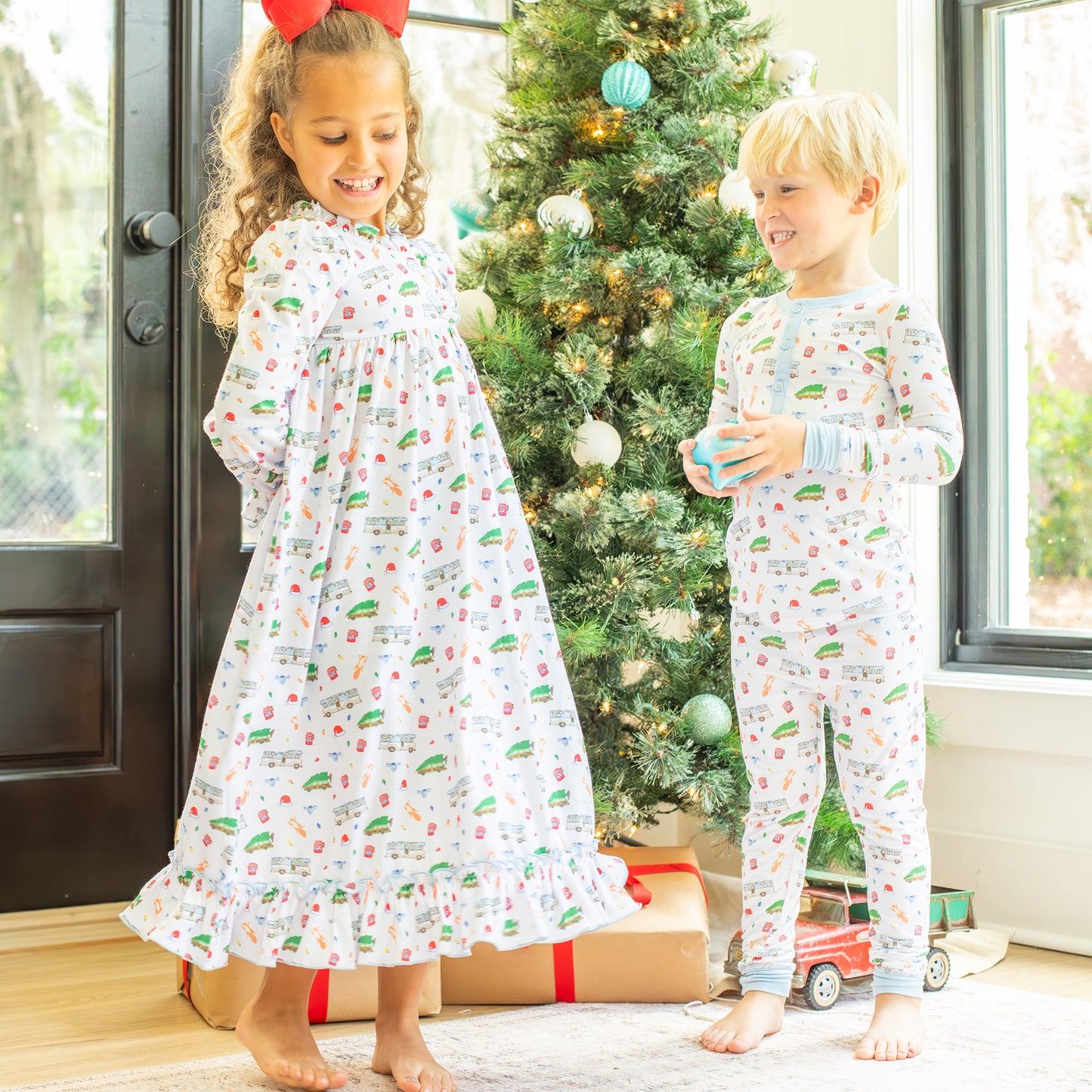 Christmas Vacation PJs - Girls Gown