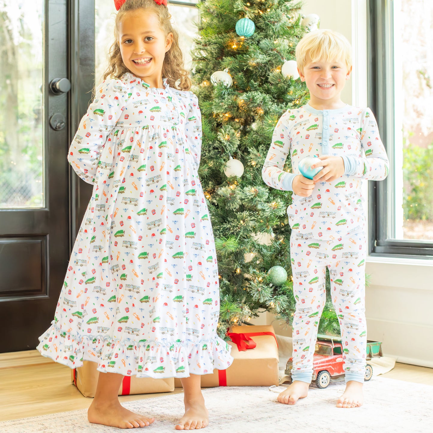 Christmas Vacation PJs - Girls Gown