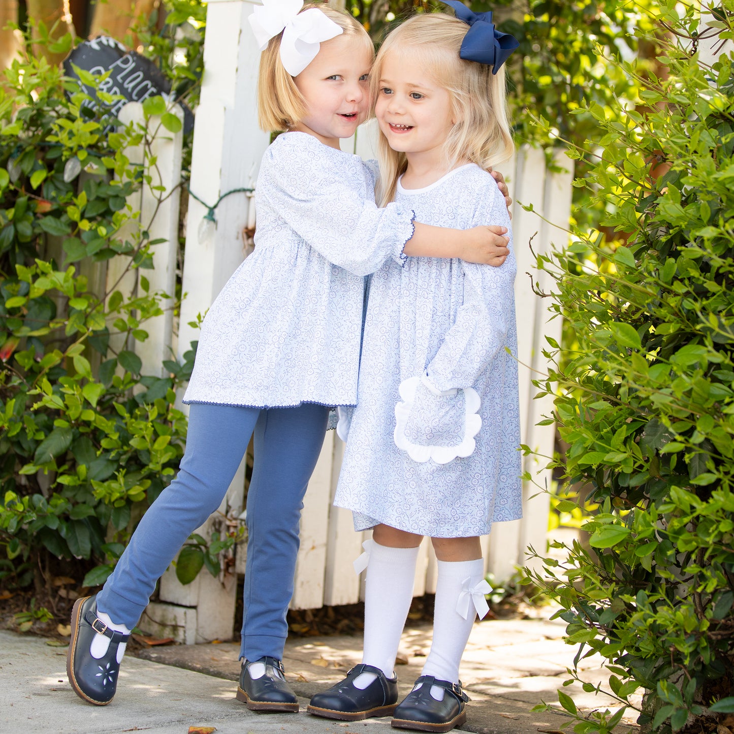 Navy T-Strap Mary Janes - Runs Small