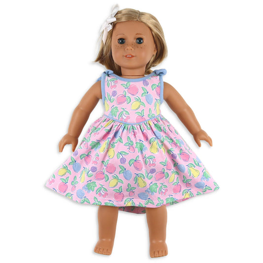 Girls Tie Doll Dress - Coconut Grove