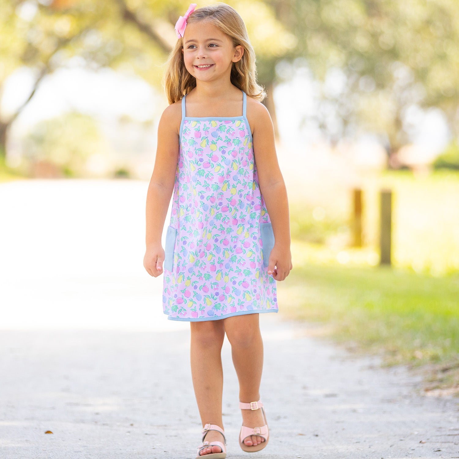 Girls Tank Dress Set Coconut Grove Shrimp and Grits Kids