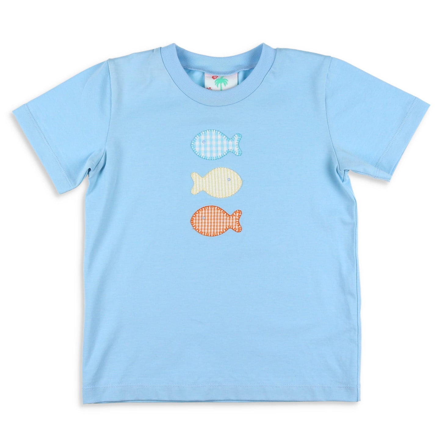 Boys Applique Shirt - Colorful Fish