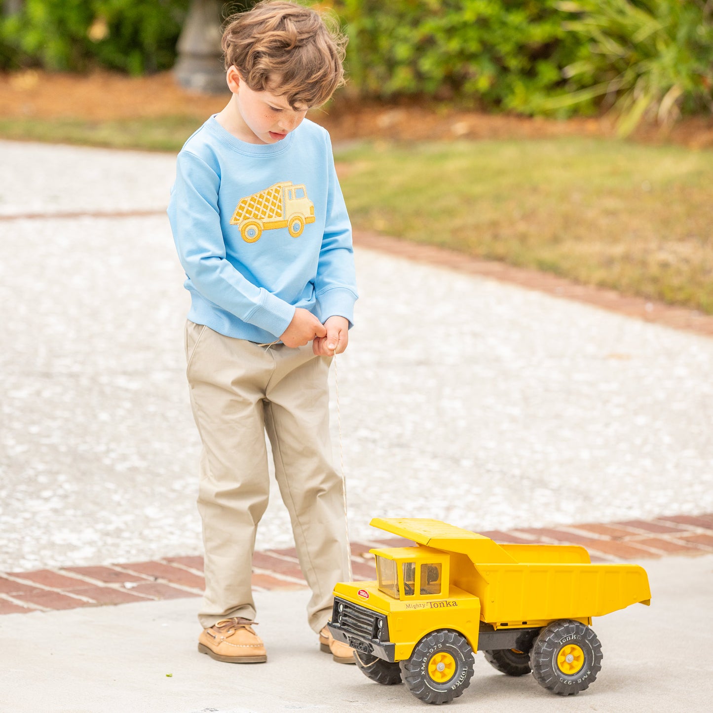 Boys Sweatshirt - Construction Trucks