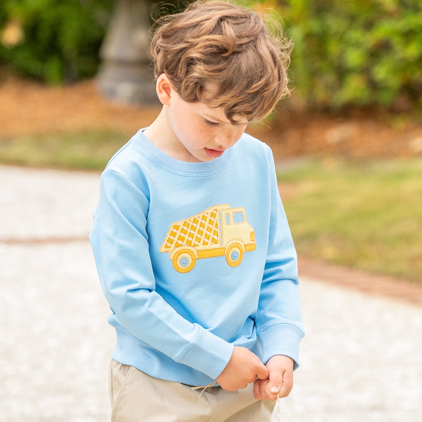 Boys Sweatshirt - Construction Trucks