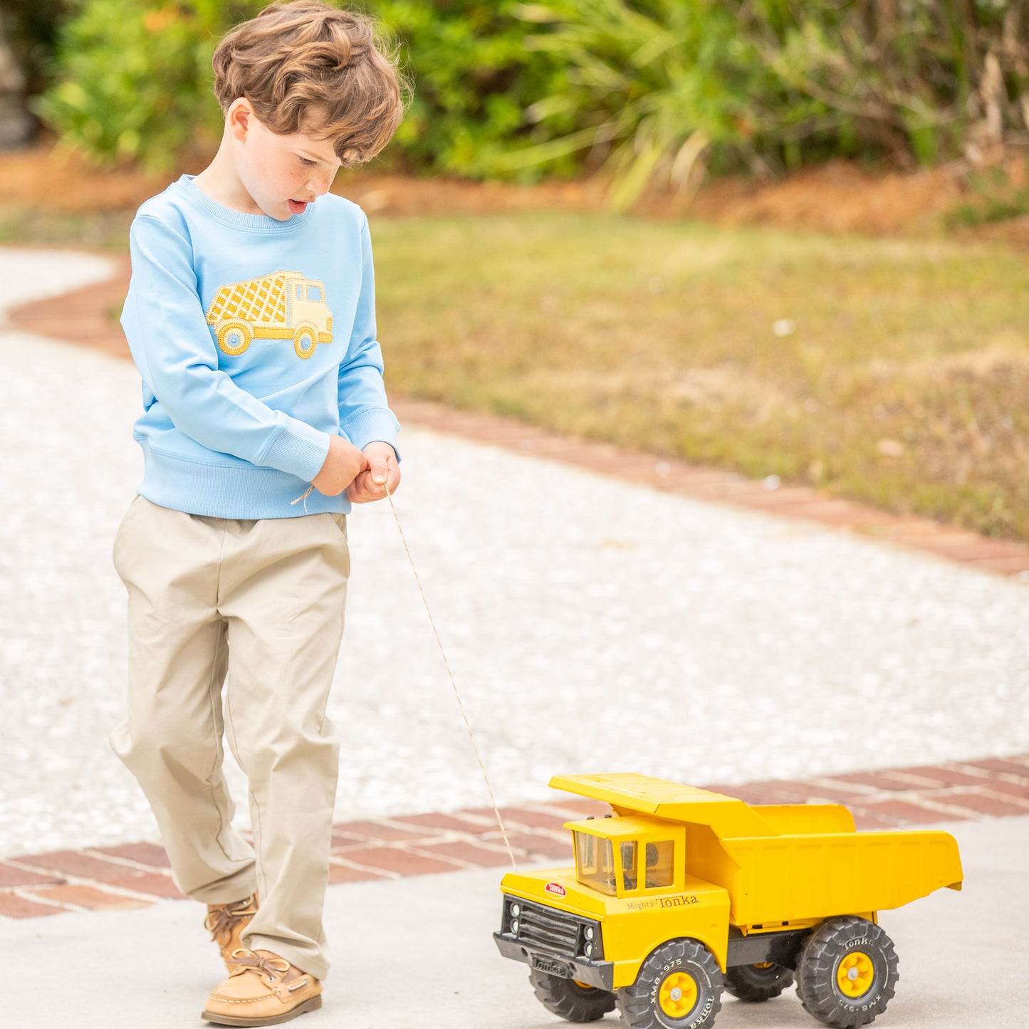 Boys Sweatshirt - Construction Trucks