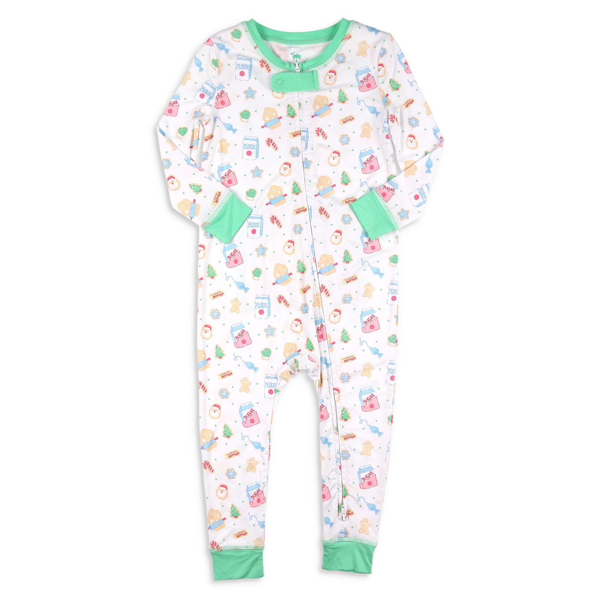 Green Bamboo Onesie - Cookie Crew – Shrimp and Grits Kids