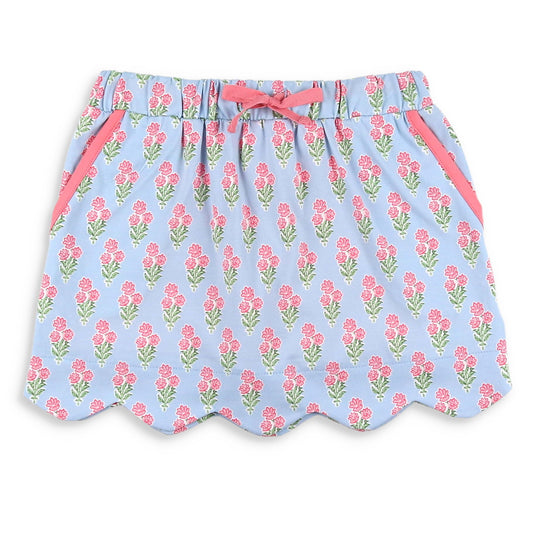 Coral Bouquet Skort