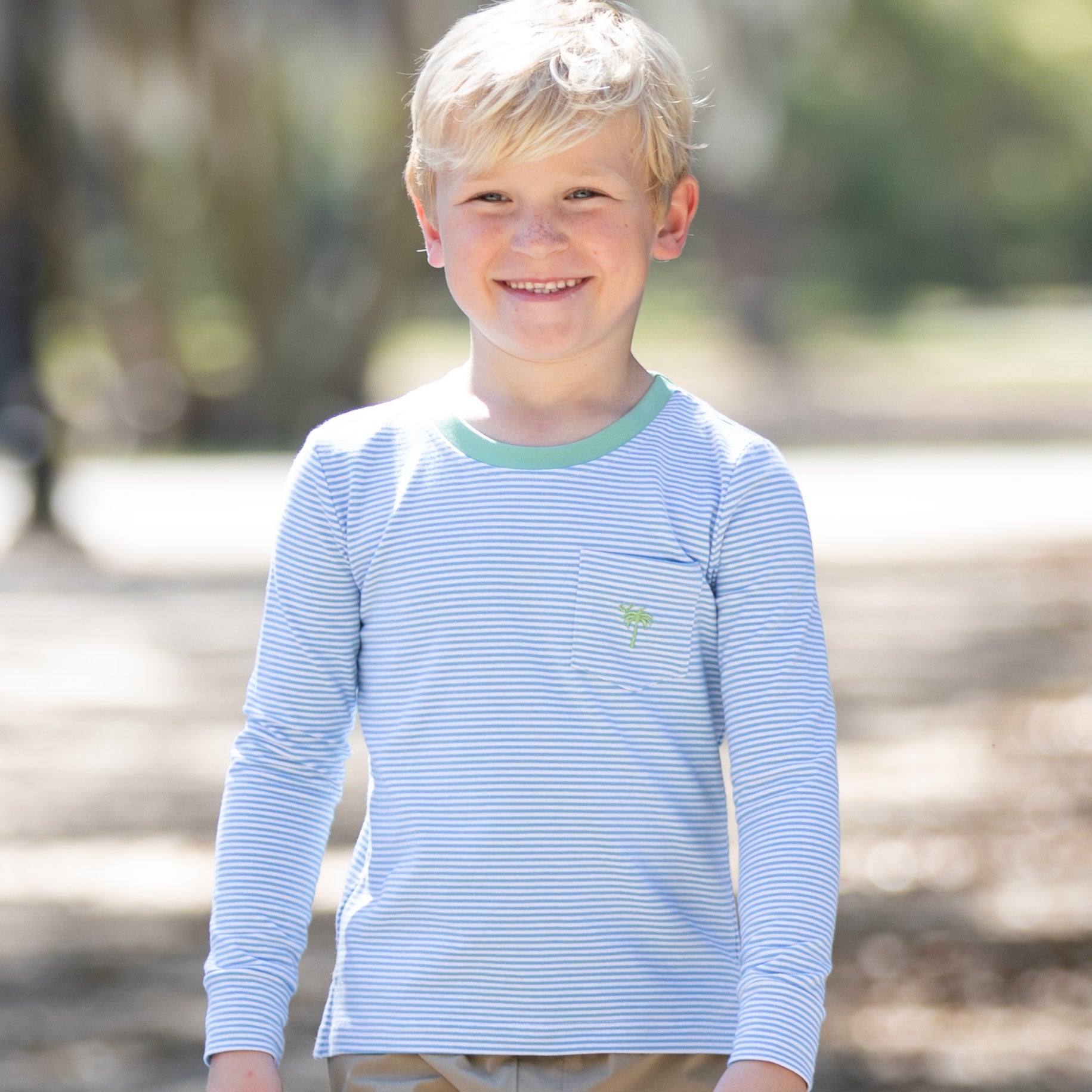 Cornflower Blue Shirt Romper Boys1