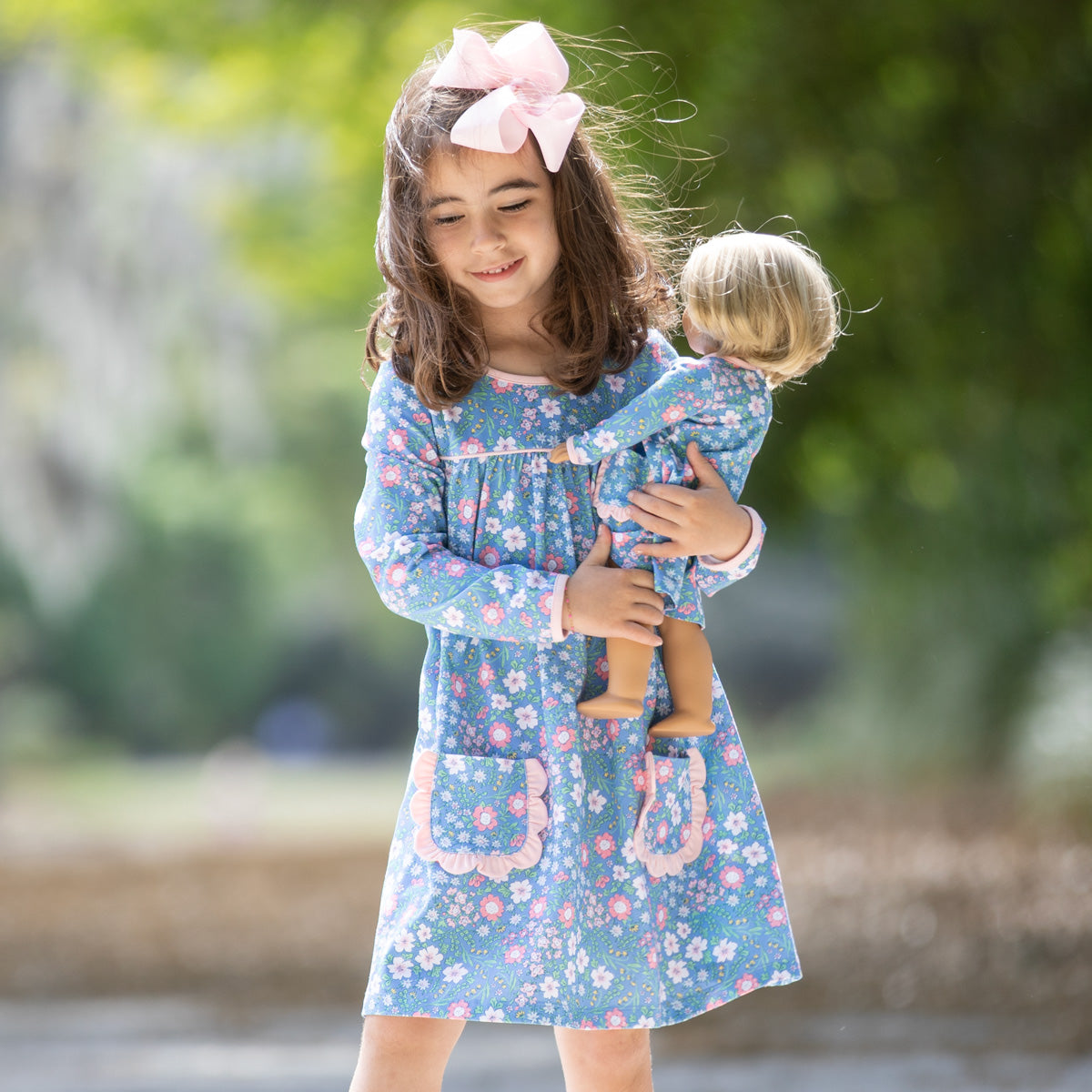 Cornflower Petal Dress – Cornflower Petall Dress Doll
