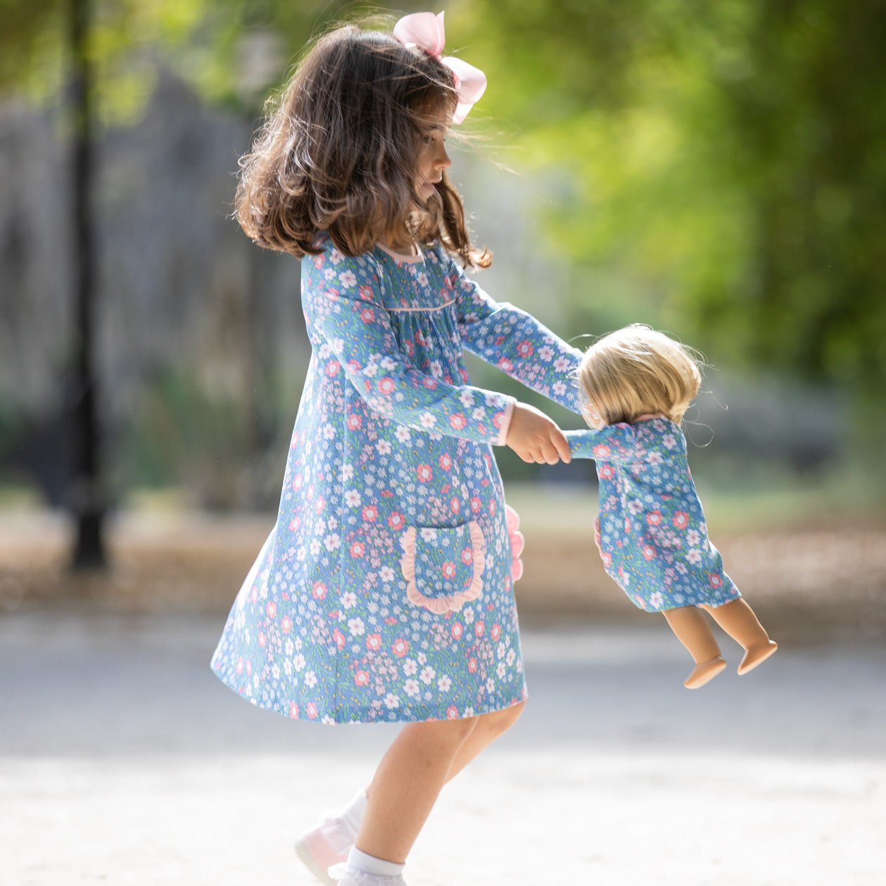 Cornflower Petal Dress-DOLL