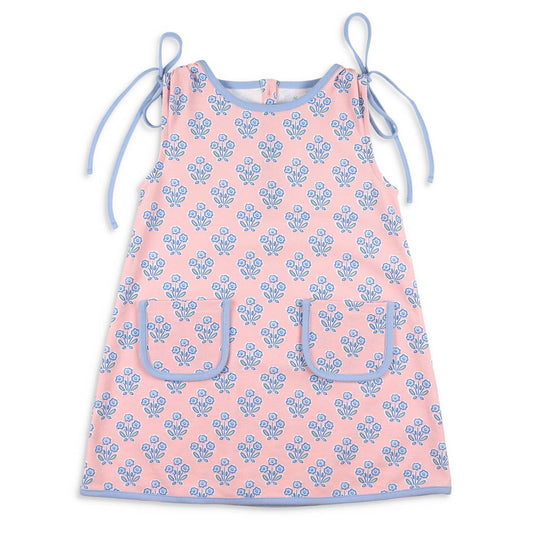 Cotton Candy Blooms Pique Knit Dress